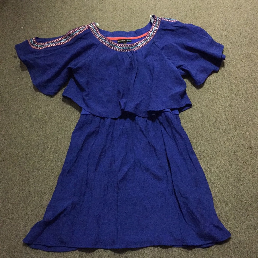 Flowy royal blue summer dress